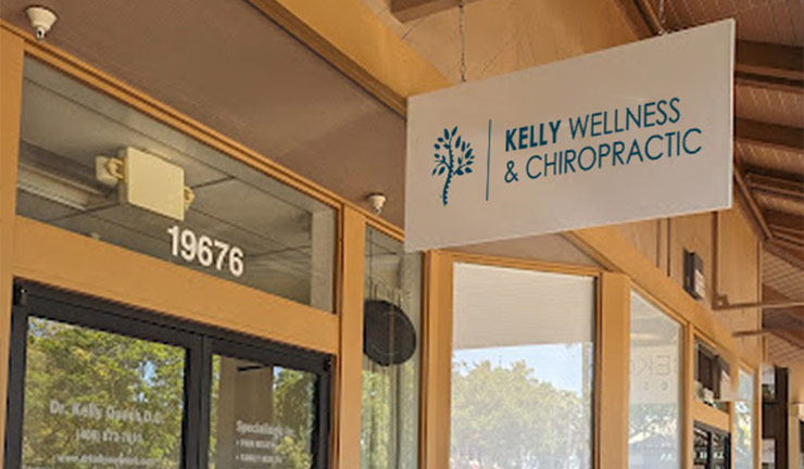front door Kelly Wellness & Chiropractic In Cupertino