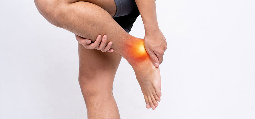 patient needing ankle pain treatment in Cupertino