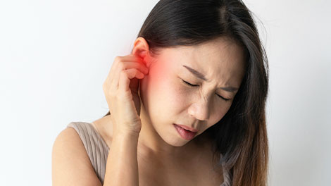 patient requiring ear infection treatment in Cupertino