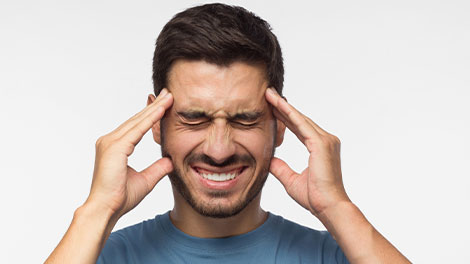 patient requiring headache treatment in Cupertino