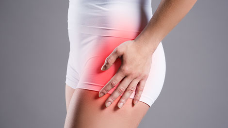patient requiring hip pain treatment in Cupertino