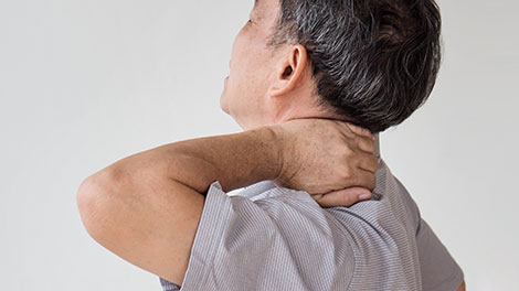 patient requiring neck pain treatment in Cupertino
