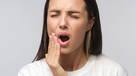 patient requiring jaw pain treatment in Cupertino