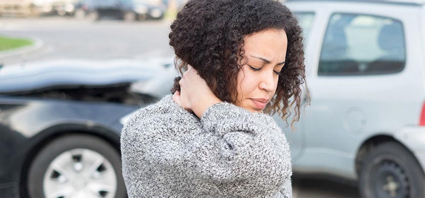 patient needing whiplash treatment in Cupertino