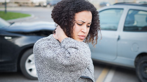 patient requiring whiplash treatment in Cupertino